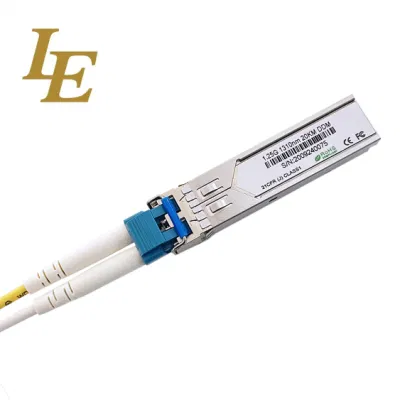 Цена оптоволоконного модуля SFP 20 км LC с одним волокном SFP 1310 нм/1550 нм, 20 км